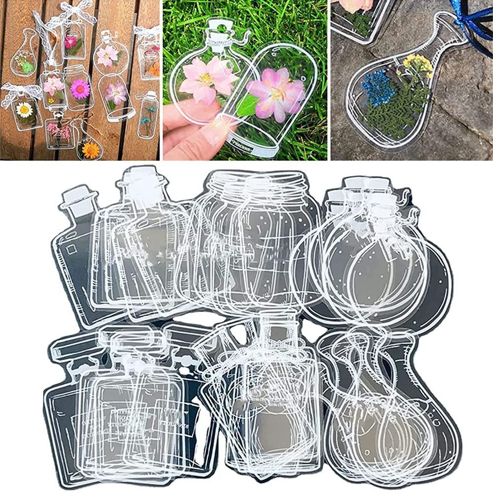 30Pcs DIY Transparent Dried Fl - огляд і ціна Dried Flower Bookmark