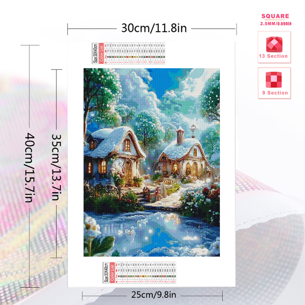 Evershine House Diamond Painti - огляд і ціна Photo Mosaic Print