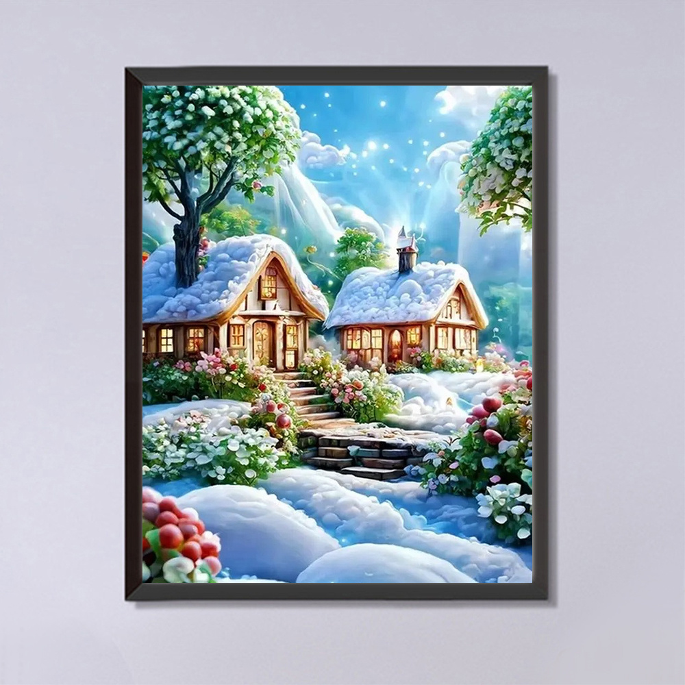 Evershine House Diamond Painti - огляд і ціна Photo Mosaic Print