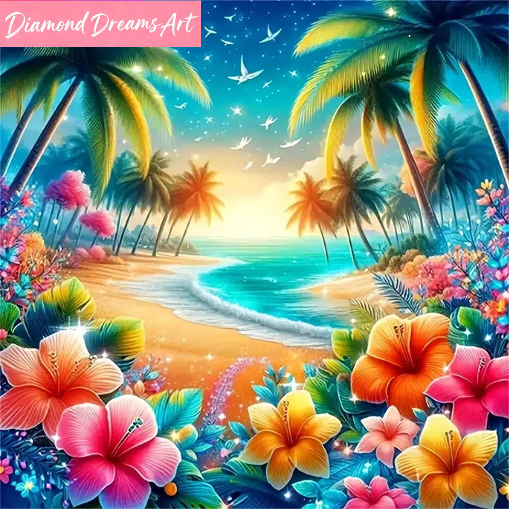 Diamond Painting seaside lands - огляд і ціна Photo Mosaic Print