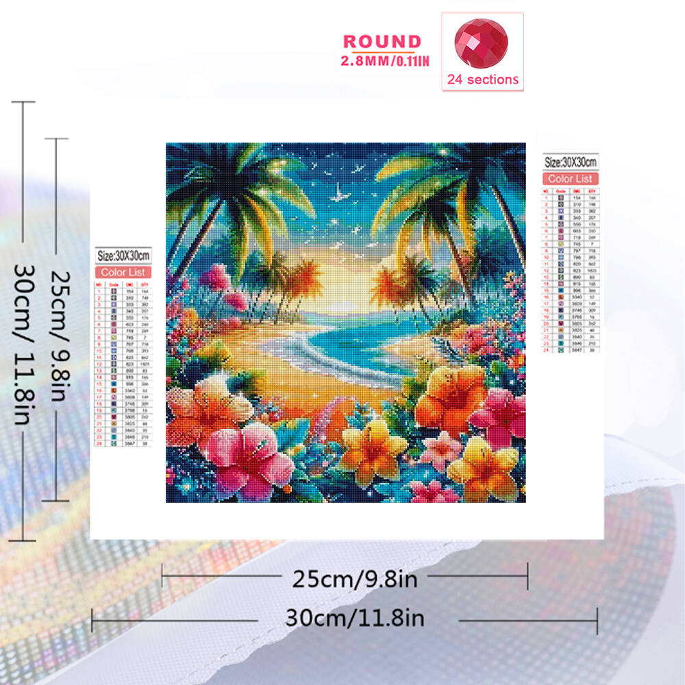 Diamond Painting seaside lands - огляд і ціна Photo Mosaic Print
