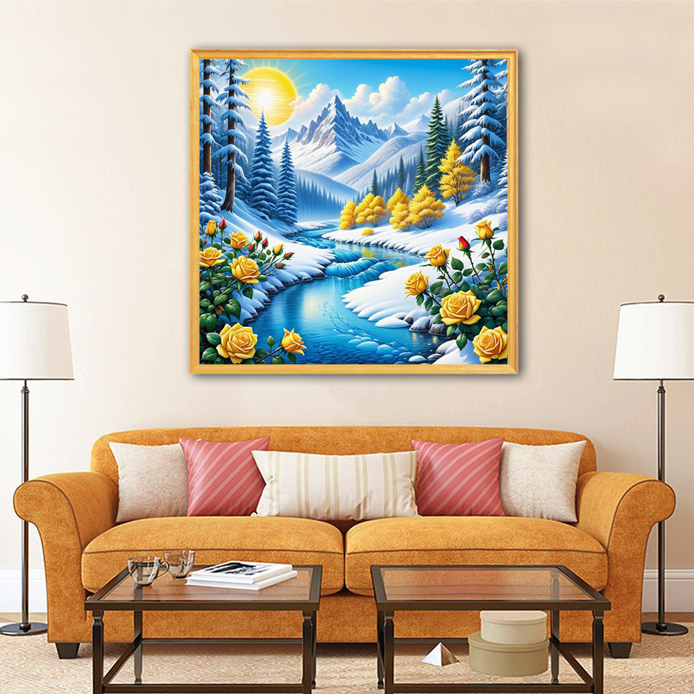 Evershine River Diamond Painti - огляд і ціна Photo Mosaic Print