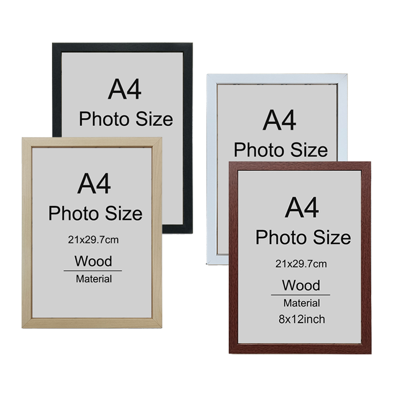 1/2/3pcs Wood Picture Frame A4 - огляд і ціна Engraved Wood Frame