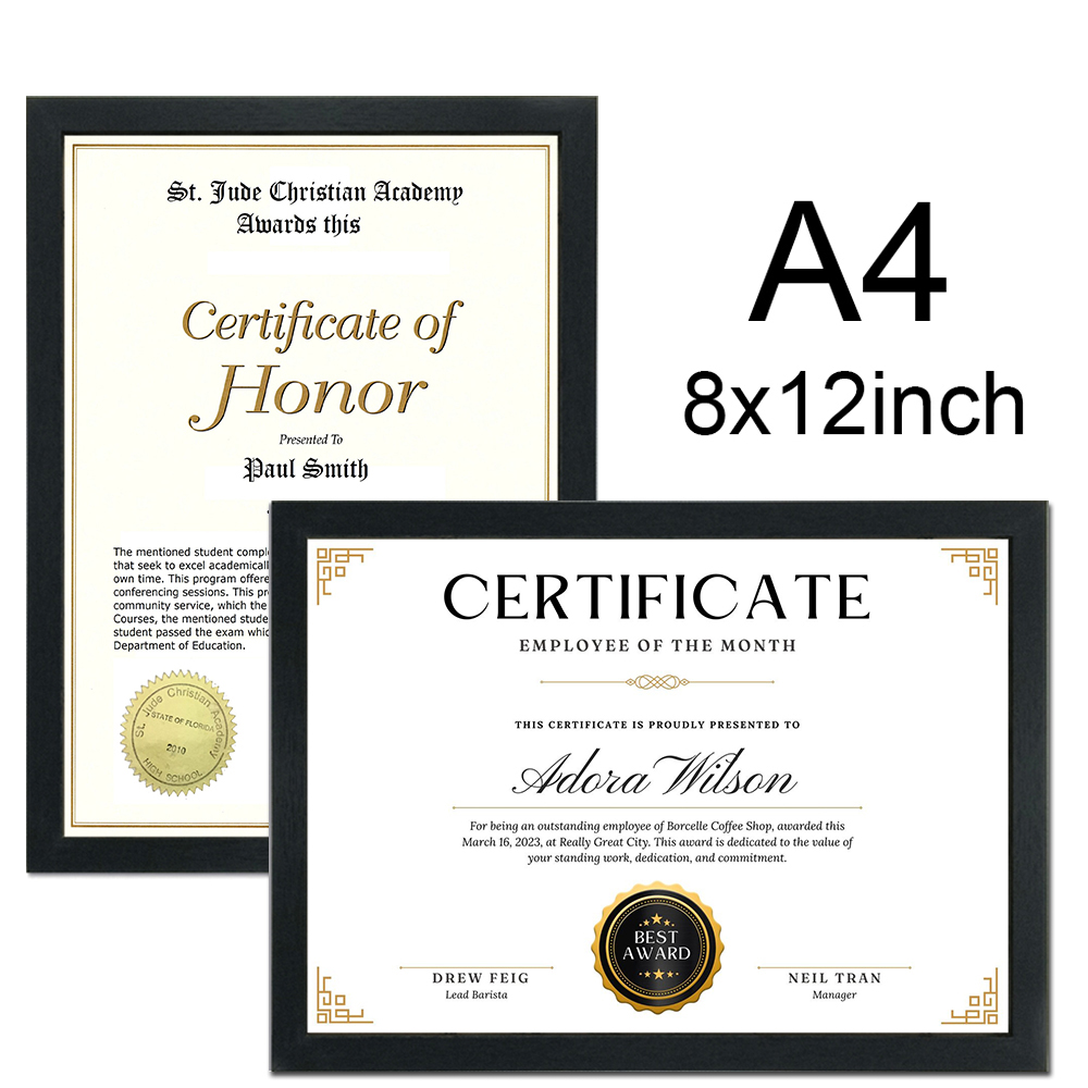 1/2/3pcs Wood Picture Frame A4 - огляд і ціна Engraved Wood Frame