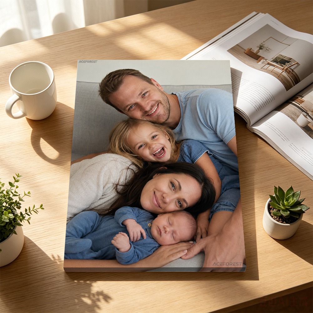 2D Personalized Photo Canvas W - огляд і ціна Engraved Wood Frame