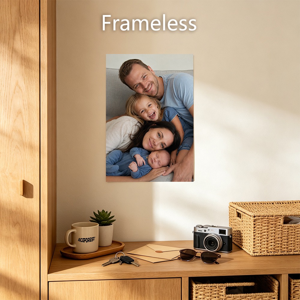 2D Personalized Photo Canvas W - огляд і ціна Engraved Wood Frame